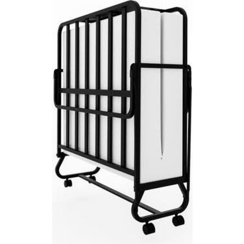 Pat pliant cu saltea 80x185x10cm Pat pliant cu saltea 80x185x10cm